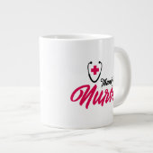 Grande Tasse Infirmières Mercis| Rose (Devant droit)