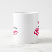 Grande Tasse Infirmières Mercis| Rose (Devant)