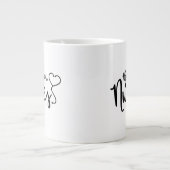 Grande Tasse Infirmières Mercis| Script soigné (Devant)