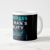 Grande Tasse Information Technology Tech Technical Support Gift (Devant droit)