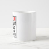 Grande Tasse Ingénieur de composant d'avertissement dur au trav (Devant)