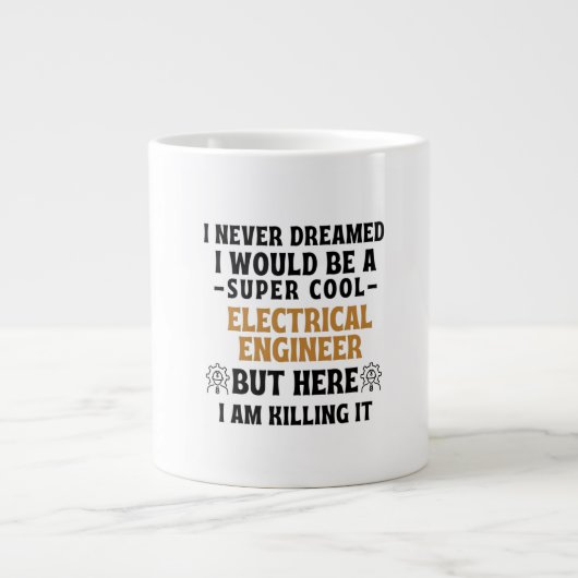 GRANDE TASSE INGÉNIEUR DE MATÉRIEL ÉLECTRONIQUE (Devant)