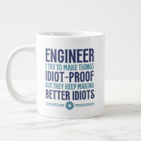 Ingénieur J'Essaie De Faire Des Choses Idiot Preuv