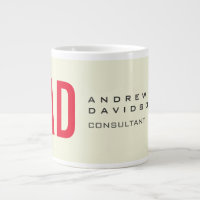 Initiales minimalistes modernes Monogramme rouge B