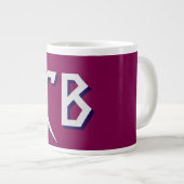 Grande Tasse Initiales minimalistes Monogrammes professionnels  (Devant droit)