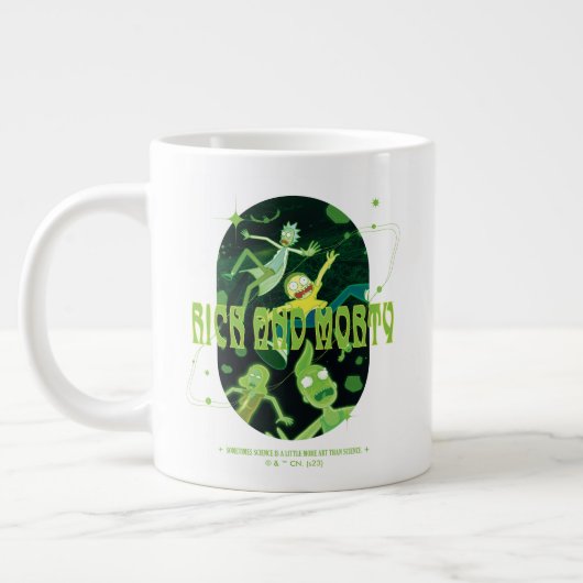 Grande Tasse Insigne de devis de décrochage de Rick et Morty (Gauche)