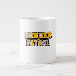 Grande Tasse Insigne de texte gras de la Patrouille Frontalière