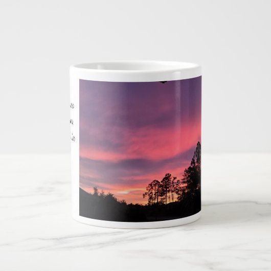 Grande Tasse Inspiration coucher de soleil (Devant)