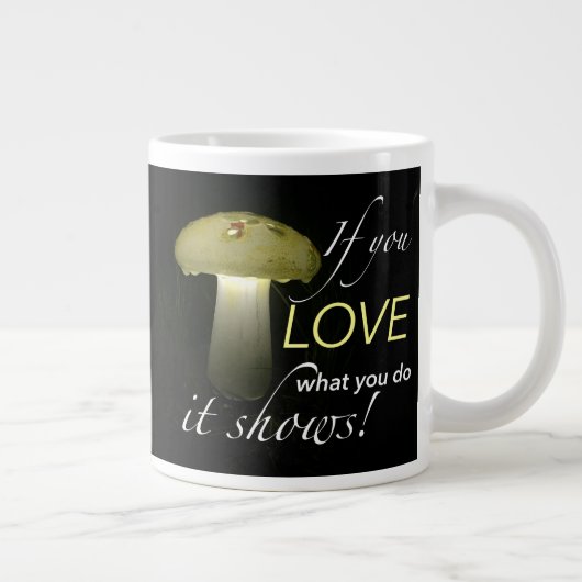 Grande Tasse Inspiration de champignons solaires en céramique b (Droite)