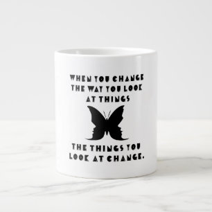 Grande Tasse Inspirationnel dire changement de perspective