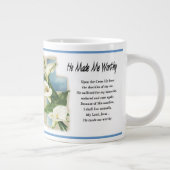 Grande Tasse Inspirationnel Il M'A Fait Digne (Droite)