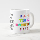 Grande Tasse Interdire les plaisanteries de bonker rires et le  (Devant droit)