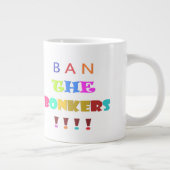 Grande Tasse Interdire les plaisanteries de bonker rires et le  (Droite)