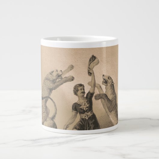 Grande Tasse Interprète De Cirque Debout Parmi Les Animaux Vici (Devant)