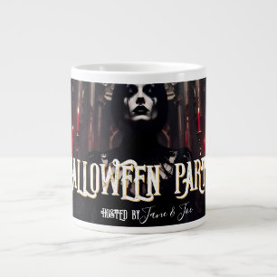Grande Tasse Invitation de fête d'Halloween – Invitation gothiq