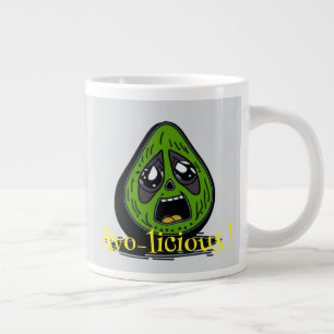 Grande Tasse Invitation face drôle Avocado