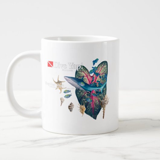 Grande Tasse Invitation tropicale (Gauche)