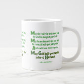 Grande Tasse Irish Blessing May the Road Rise to Meet You (Droite)