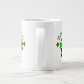 Grande Tasse Irlande pour toujours/Erin aller bragh/harpe (Dos)