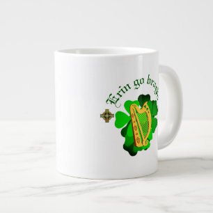 Grande Tasse Irlande pour toujours/Erin aller bragh/harpe