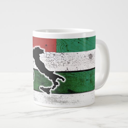 Grande Tasse Italie Cartes en bois (Devant droit)