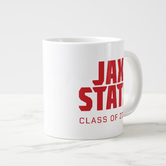 Grande Tasse Jacksonville State University JAX STATE Bold Red (Devant droit)