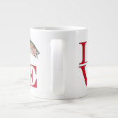 Grande Tasse J'adore la truite (Dos)