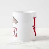 Grande Tasse J'adore la truite (Devant)