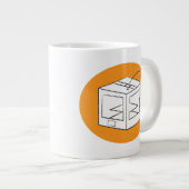 Grande Tasse J'ai construit des robots (Devant droit)