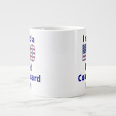 Grande Tasse "J'ai élevé une MAMAN HERO, Fier GARDE CÔTIÈRE !   (Devant)