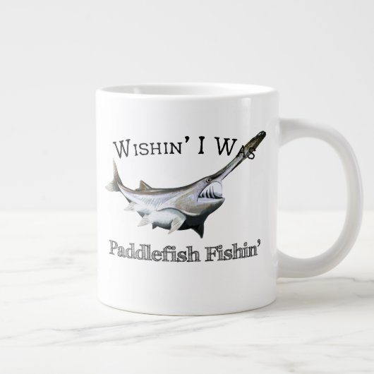 Grande Tasse J'Ai Été Pêcheur De Paddlefish (Droite)