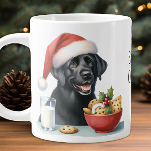 Grande Tasse J'Ai Mangé Père Noël Cookies Labrador Retriever Pu
