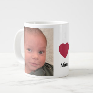 Grande Tasse J'aime Gramma 2 Photo 