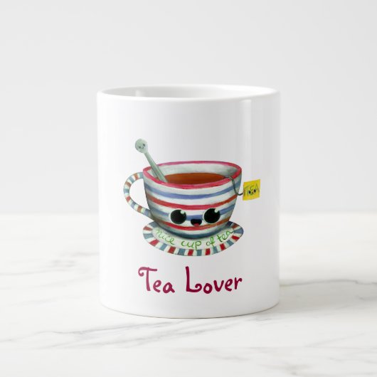 Grande Tasse J'aime le thé (Devant)