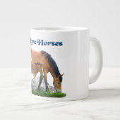 Grande Tasse J'aime les chevaux (Devant droit)
