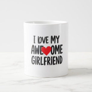Grande Tasse J'aime ma copine géniale