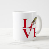 Grande Tasse J'aime Muskie (Devant droit)