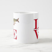 Grande Tasse J'aime Muskie (Devant)