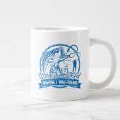 Grande Tasse J'Aimerais Pêcher (Droite)