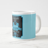 Grande Tasse Janvier Perte de poids Félicitations (Devant droit)