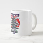 Grande Tasse japon, terre du logo géant du temple du soleil lev (Devant droit)