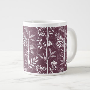 Grande Tasse Jardin de fleurs sauvages de prunier sophistiqué e