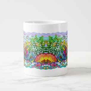 Grande Tasse Jardin de poissons en miroir
