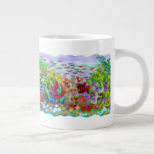 Grande Tasse Jardin de poissons en miroir (Droite)