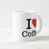 Grande Tasse JE ❤️ Café PERSONNALISABLE (Devant droit)