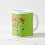 Grande Tasse Je célèbre Noël et Hanoukka !<br><div class="desc">Je célèbre tous les deux !  Pour les familles mélangées qui célèbrent Noël et Hanoukka,  nous offrons cette belle conception. Elle comporte un motif de guirlande et de menora.</div>