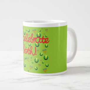 Grande Tasse Je célèbre Noël et Hanoukka !