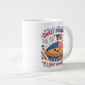 Grande Tasse Je ferme ma bouche (Devant droit)
