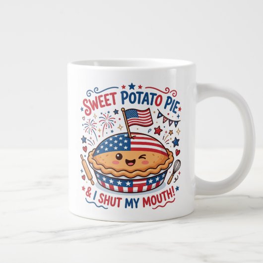 Grande Tasse Je ferme ma bouche (Droite)