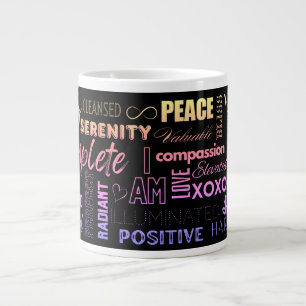 Grande Tasse Je me souviens quotidiennement des mots inspiratio